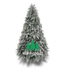 Искусственная новогодняя елка "Снежная королева", c встроенной гирляндой. Гелиевая, литая. Премиум класс. Размер - 180-300 см